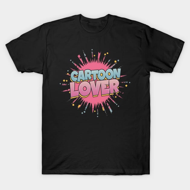 Hipster Cartoon Bliss: 80s Lover's Fantasy T-Shirt by maximfox